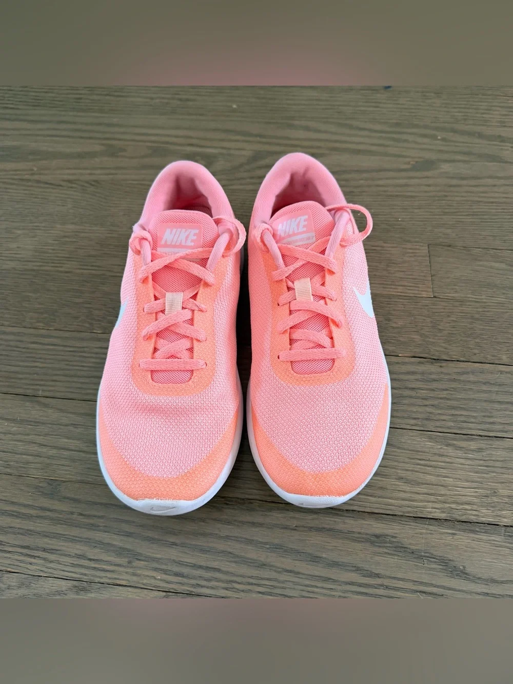 Nike Women's Pink Coral Flex Experience RN Sneakers - Size 7